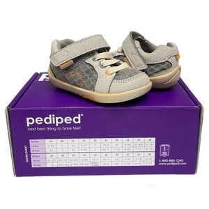 Pediped Dani grip and go baby toddler sneakers shoes sz 4 - 4.5